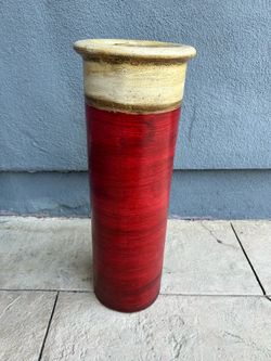 Tall decorative planter pot