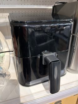 3 quart air fryer - black