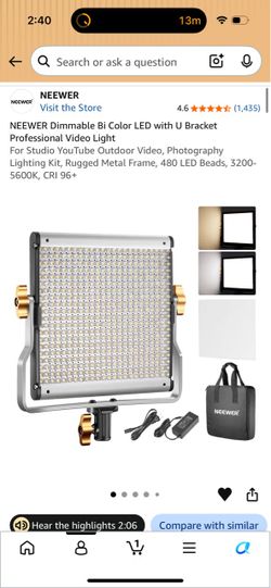 NEEWER Professional LED Panel Light