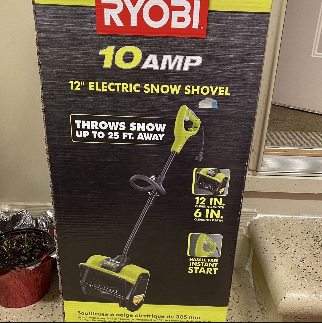 RYOBI Electric Snow Shovel - Used Only ONE Time