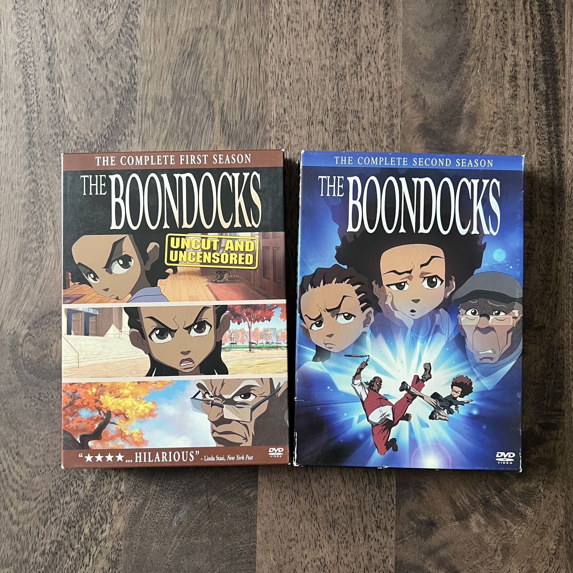 The Boondocks Cartoon TV Show Season One & Two