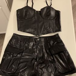 Cute Leather Outfit 