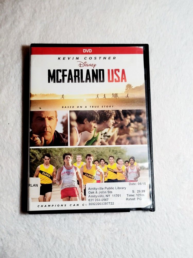 McFarland USA DVD (2015) 