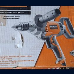New Ridgid 1/2" Spade Handle Mud Mixer (Electric)