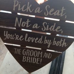 Wedding Decor/Sign 
