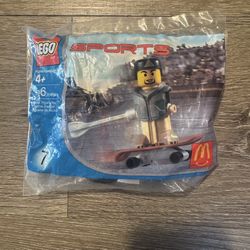 McDonalds Happy Meal Toy Lego Sports #7 Skateboarder New In Bag 2004