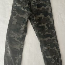 Size 24x22 levis boys army camo jogger trousers pants  #2
