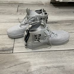 Grey & White Fashion Shoes 