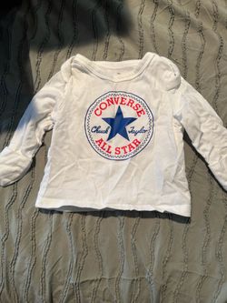 0-3 months converse shirt