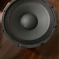 10" Woofer 4 ohm, W-1010. Replacement speaker.  NEW!! In box.  Price for (2)