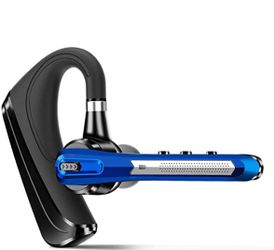 Bluetooth Headset CVC8.0 Dual Mic Noise Cancelling. Wireless Bluetooth Earpiece Super Power V5.0 Hands Free.