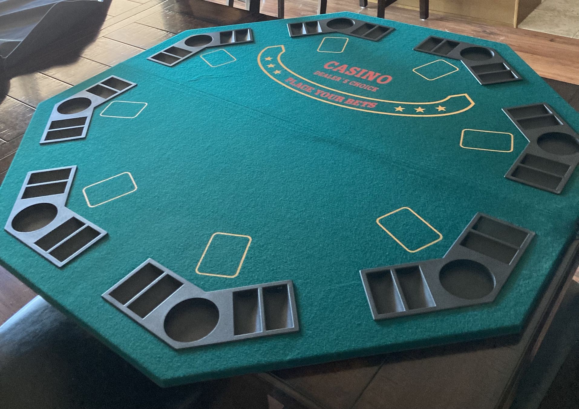Poker Casino Table Topper