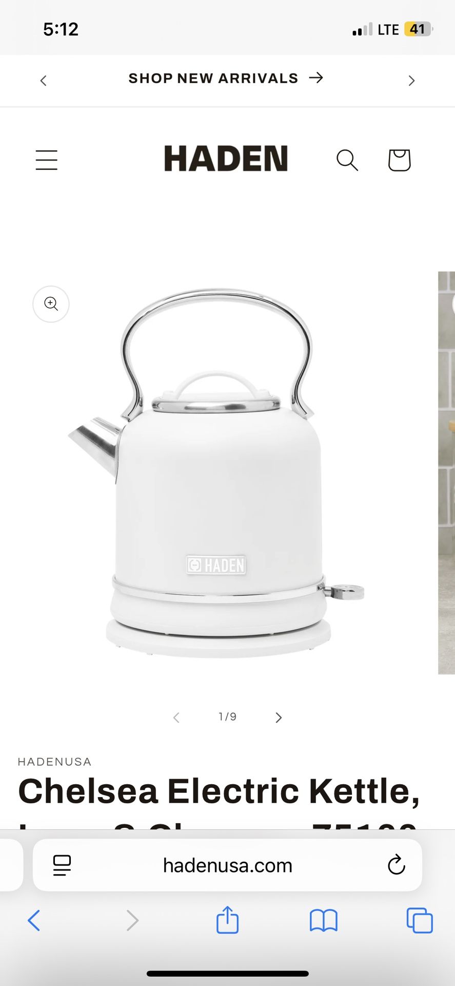 Haden Electric Kettle (Large 1.7 L)