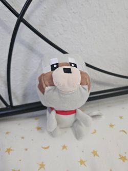 Minecraft Tamed Baby Wolf Plush 5" 🐺 🟩