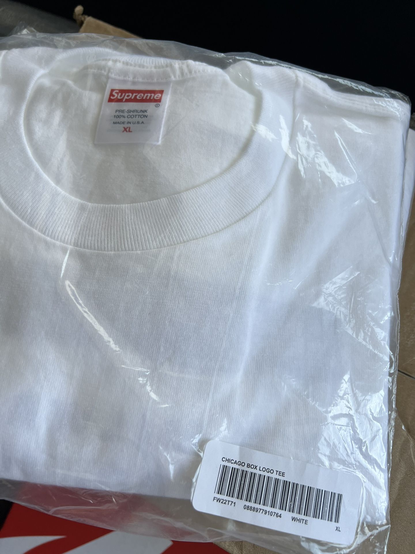 Supreme Chicago Box Logo Tee White