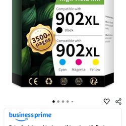Compatible 902XL Ink Cartridges Replacement for HP 902 XL Ink Cartridges Combo Pack Officejet Pro 6978 Inks Use with OfficejetPro 6 OfficeJet 