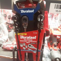 Duralast 3/8" DR. 20-Piece Socket Wrench Set 