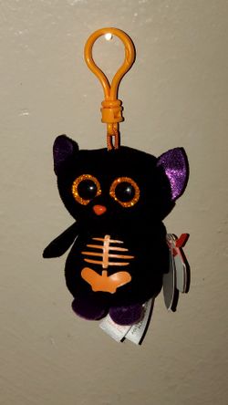2015 TY Halloween Special Fangs The Bat Bag Clip On! With Tags! Excellent Condition!