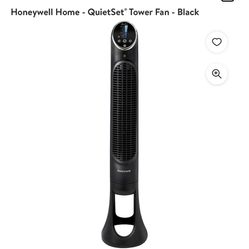 Honeywell Home - QuietSet® Tower Fan - Black