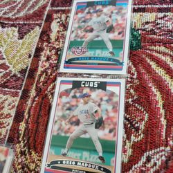 Greg Maddux Topps Baseball Cards Lot 