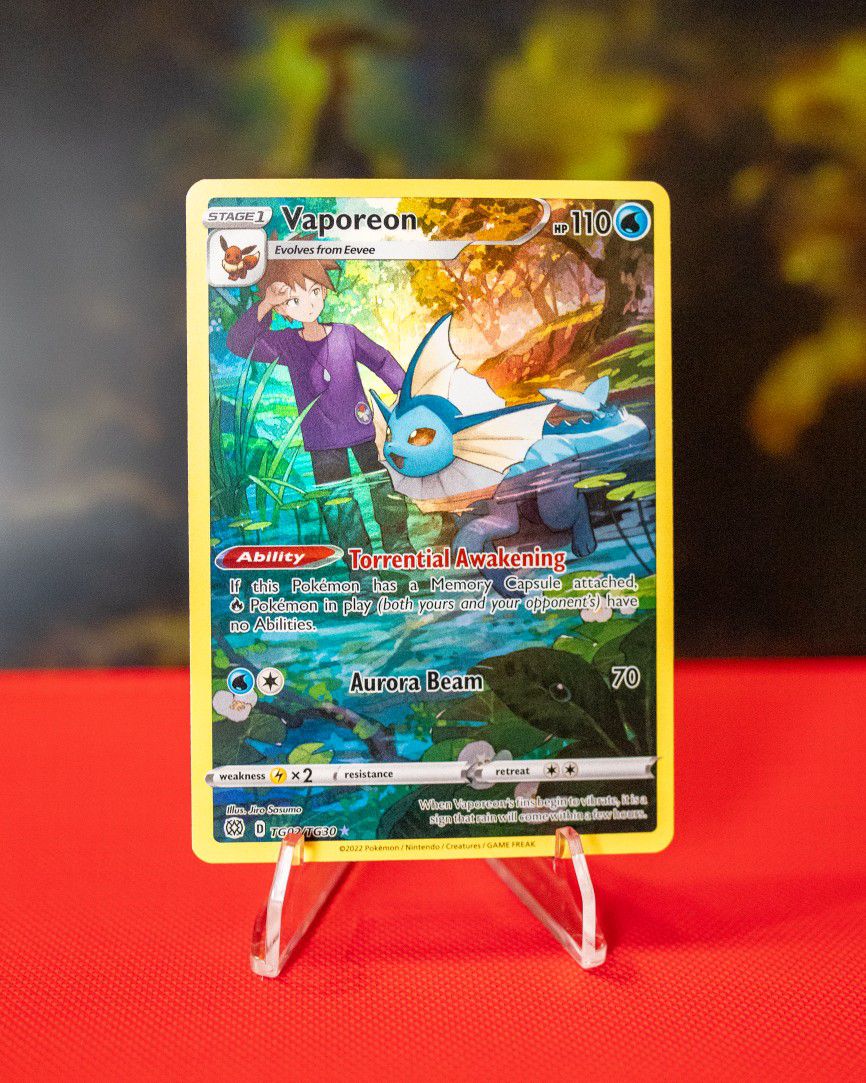 Vaporeon Full Art - Pokemon Card
