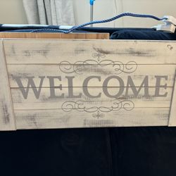 Welcome Decor Sign
