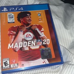 Ps4 Madden 20