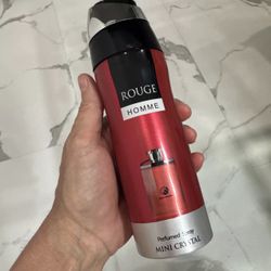 Rouge Homme By Mini Crystal Perfume Spray 6.76 fl oz.