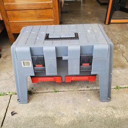 Step stool tool box