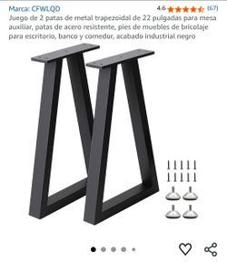 Set de patas para base de mesas,bancos....22 inch