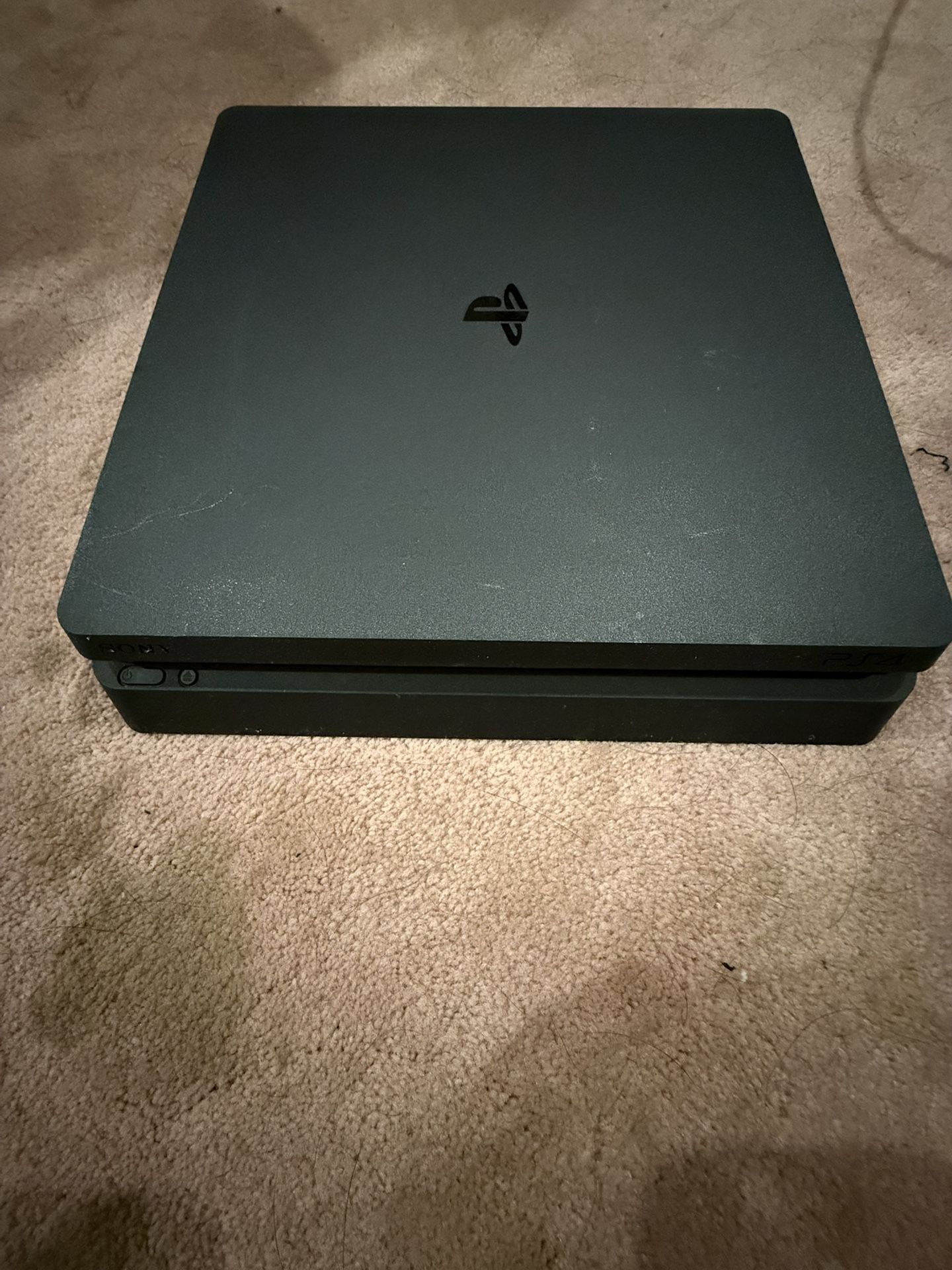 Sony PS4 Slim Console with DualShock 4 Controller & Power Cable – Tested & Working