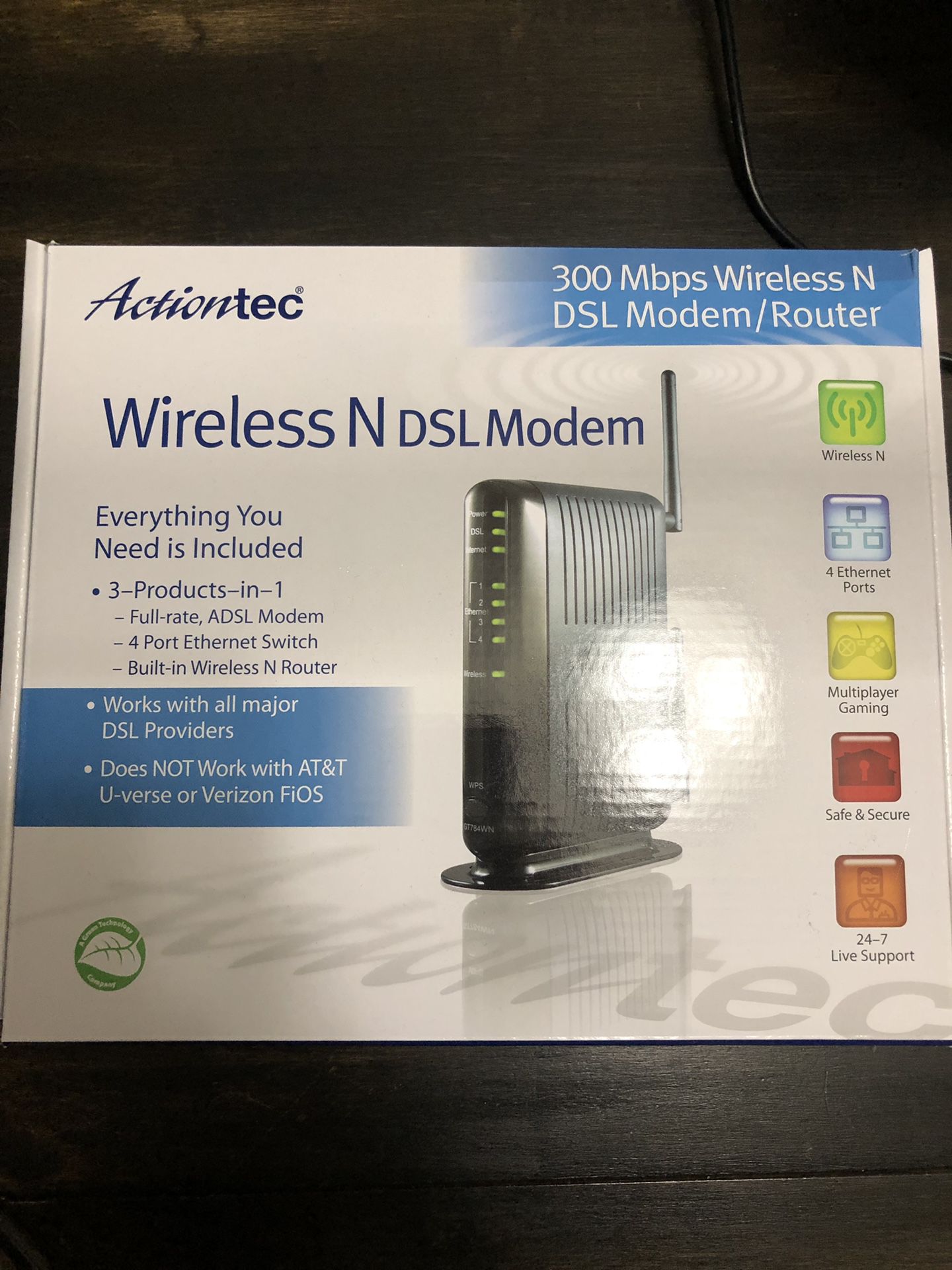 Actiontec 300 mbps Wireless N DSL Modem/ Router