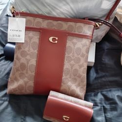 Coach Purse With A Wallet Brand New