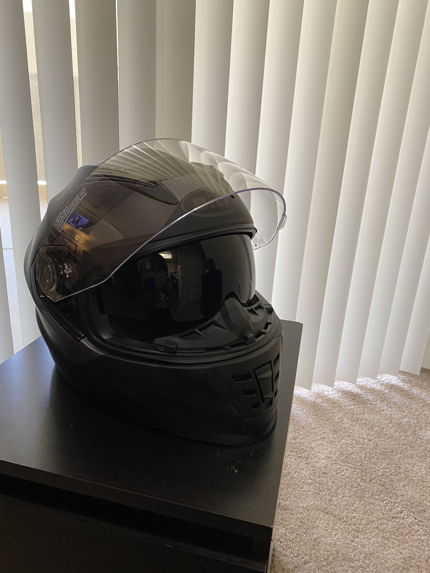 Bilt Raptor Shadow Motorcycle Helmet Size M