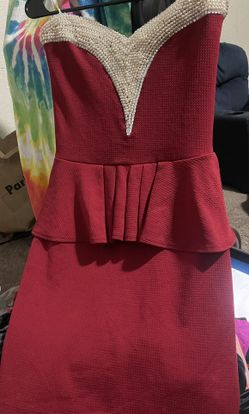 red dress for women great condition