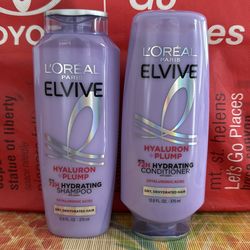 L’Oreal elvive hyaluron plump shampoo & conditioner