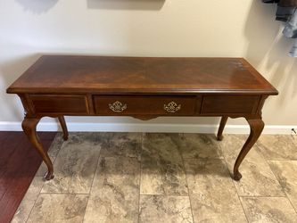 Solid Wood Entry / Console Table – Cherry Finish – 51”