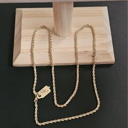 14k Gold Necklace 20 Inch