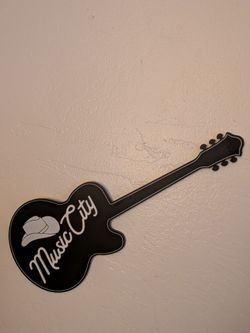 Music City Guitar Wall Decor