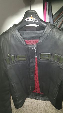 ICON Leather motorcycle jacket