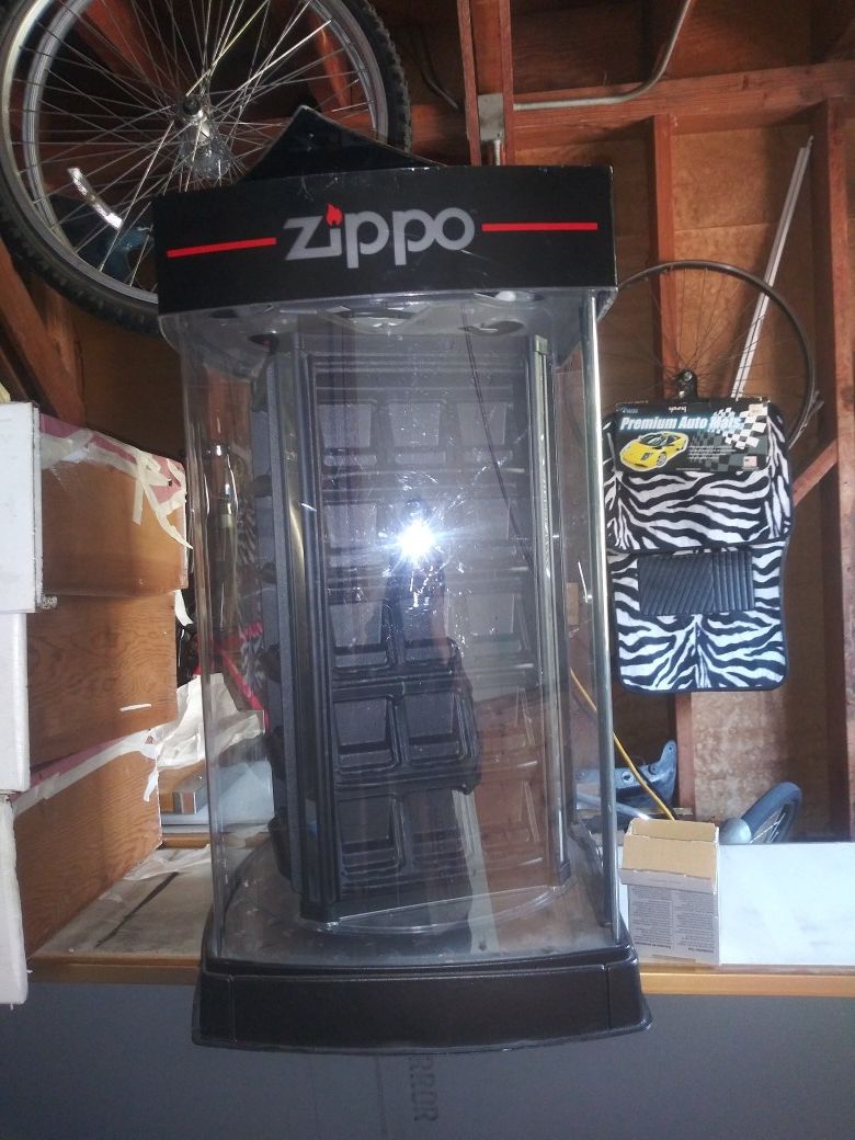 Zippo lighter display case