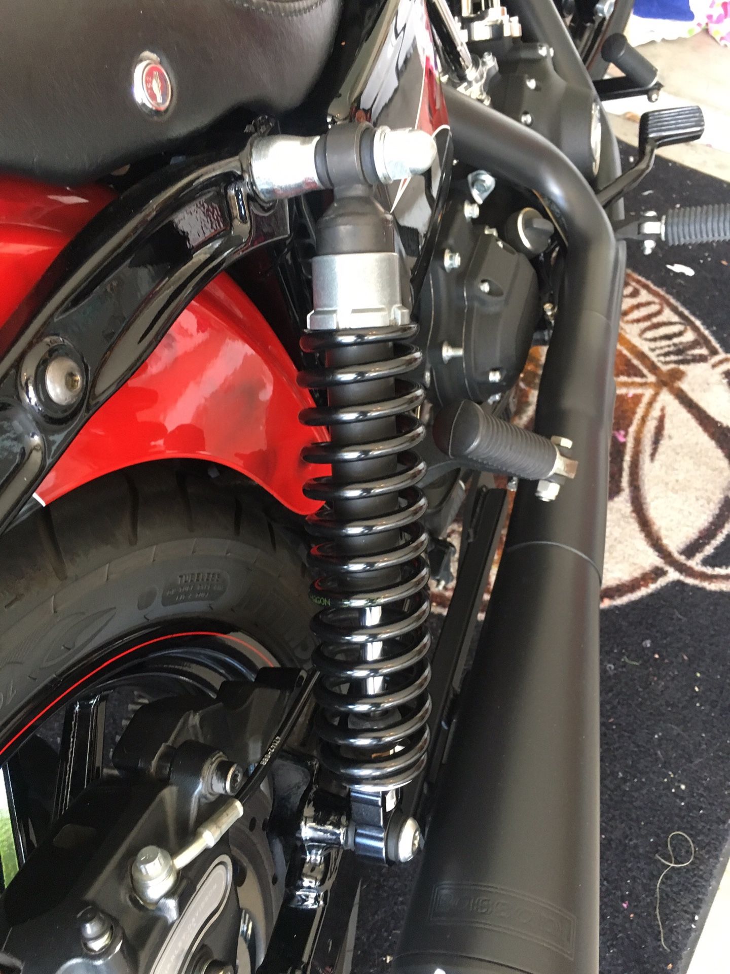 Hagon 2810 fully adjustable shocks for Harley Dyna, like new and in great shape $250