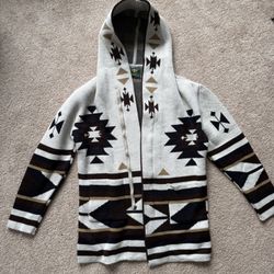 One In A Million Hooded Cardigan Sweater 