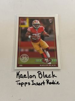 Kaelon Black San Francisco 49ers RB