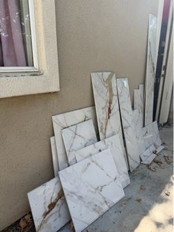 Premium Calacatta Gold Porcelain Slab Remnants