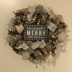 Merry Little Christmas Wreath