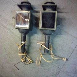 Vintage Lamps Lanterns Tail Lights Stained Glass Nice