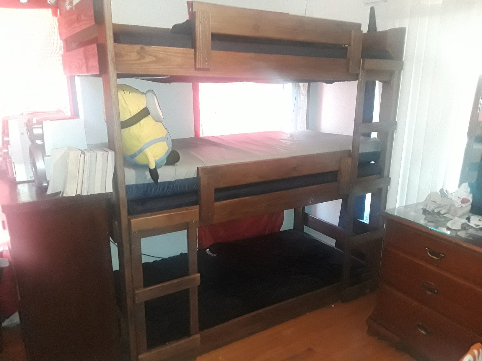 3 layer bunk beds