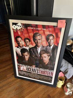 Ocean’s Thirteen Cast-Signed Framed Poster – $4,500