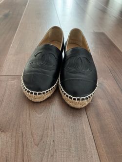 Chanel Leather Espadrilles 36 EU Lambskin